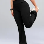 Calça Legging Leg Flare Zero Transparência Grossa Academia