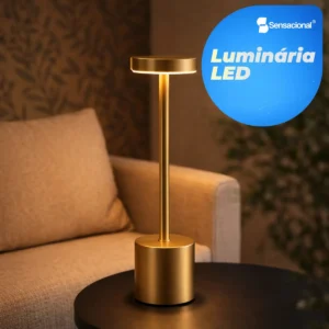 Luminária Mesa Abajur Led Sem Fio