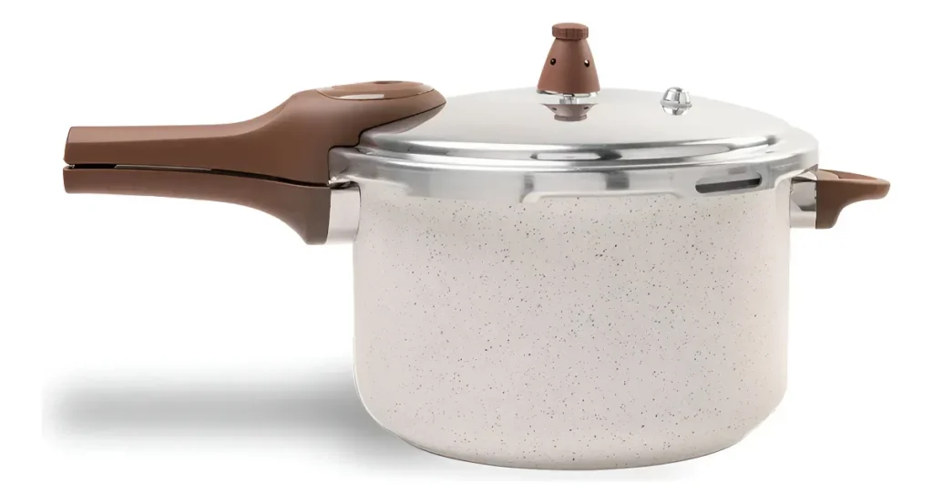 Panela Pressao Brinox Ceramic Pressure Indução 6,8l Vanilla
