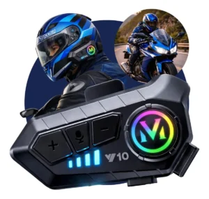 Fone De Ouvido Para Capacete Intercomunicador Bluetooth