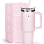 Copo Térmico 1,2l Inox Com Tampa E Canudo