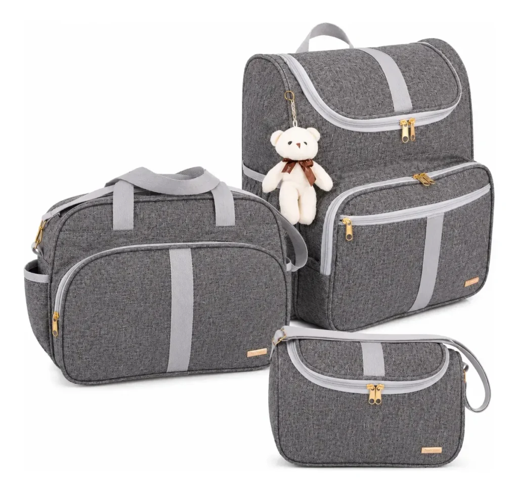 Kit Bolsa Maternidade 3 Peças