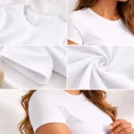 Kit 4 Baby Tee Feminina Academia