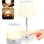 Abajur De Mesa Touch Luminária Led Recarregável
