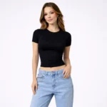 Kit 4 Baby Tee Feminina Academia