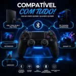 Controle Sem Fio Joystick Bluetooth Para Ps4