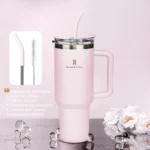 Copo Térmico 1,2l Inox Com Tampa E Canudo