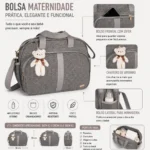 Kit Bolsa Maternidade 3 Peças