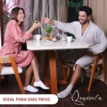 Roupão Premium Benévola Microfibra Antialérgico Inverno Frio