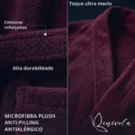 Roupão Premium Benévola Microfibra Antialérgico Inverno Frio