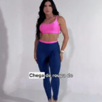 Conjunto Fitness Roupa Academia Legging Zero Transp. Bioc